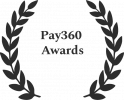 Laurel wreatch with Pay360 Awards