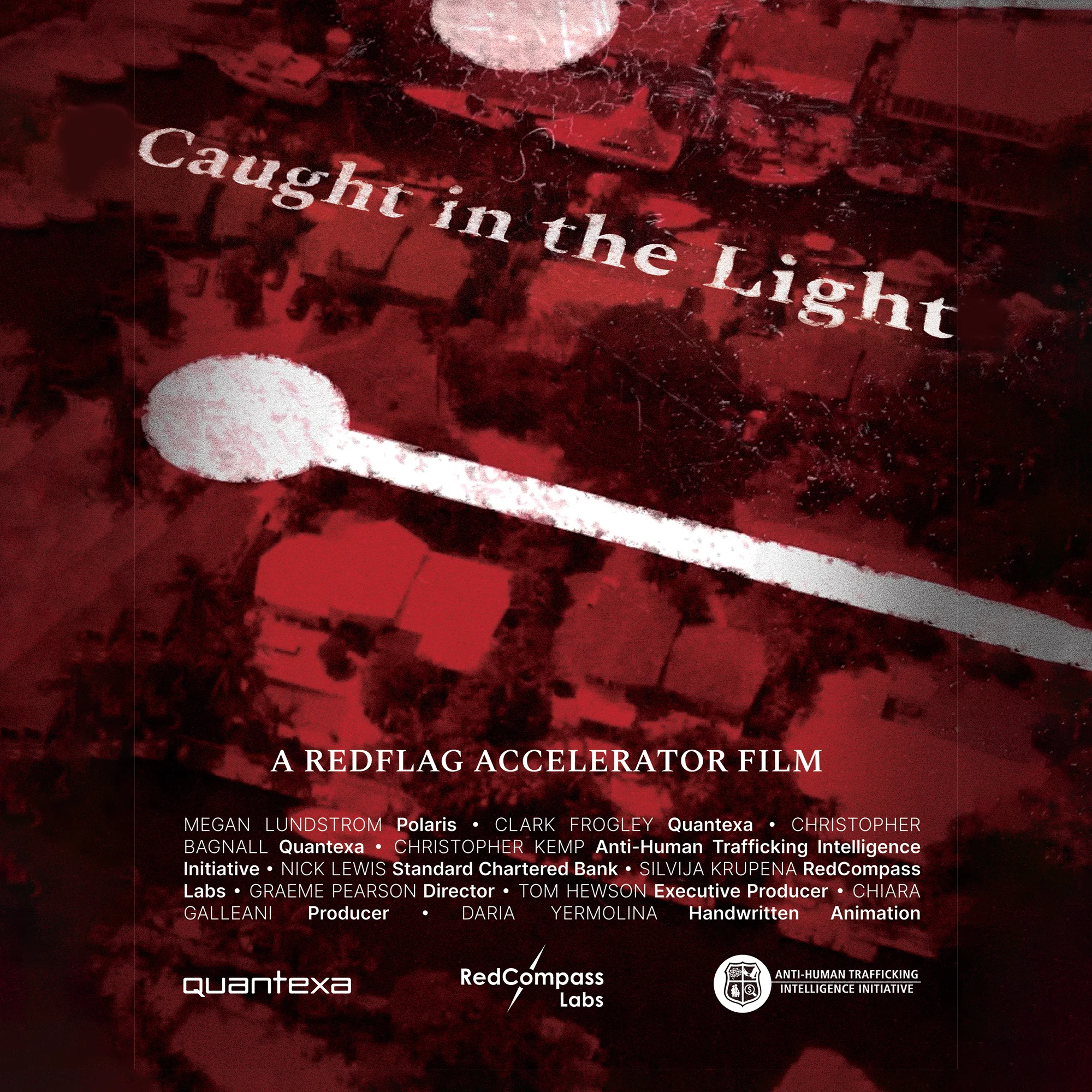 Caught in the light poster